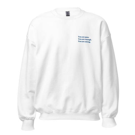 COMING SOON | Long Shot | Embroidered Affirmation Sweatshirts